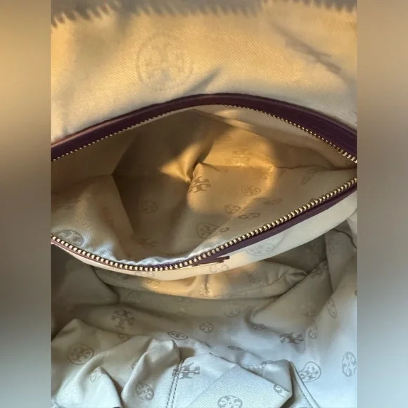 Tory Burch Amanda Purple Leather with COA - Picture 15 of 16